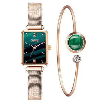 Buy 1 Get 2 - 2 Swiss Luxury Watch Emerald™ + 2 Special Bracelets