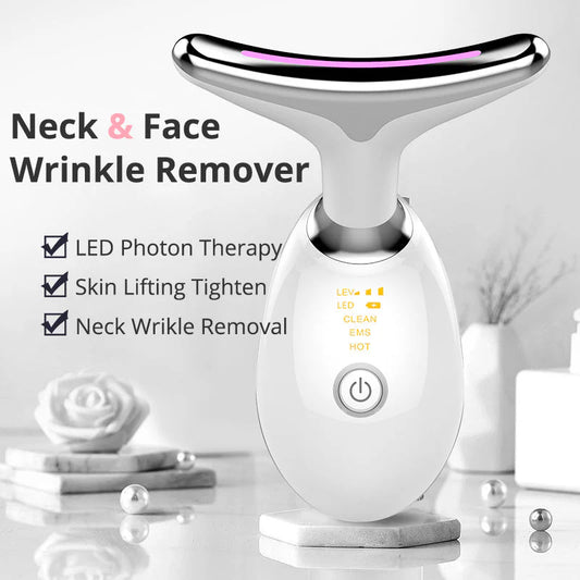 EMS Rejuvenating Face and Neck Massager + Toast Oil Vitamin C